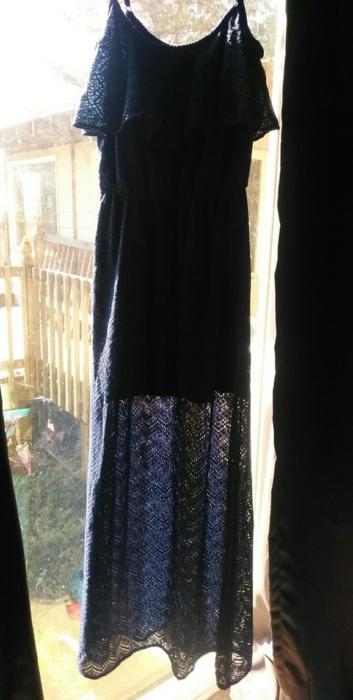 Blue maxi dress